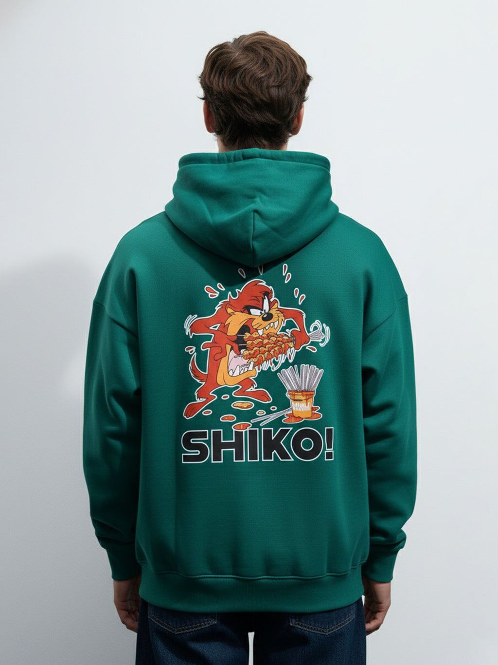 Disney By Highlander Men Green Shiko Hooded Pullover Sweatshirt - Green - Image 3