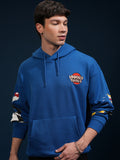 WB By Highlander Men Blue Looney Tunes Hooded Pullover Sweatshirt - Blue - Image 1