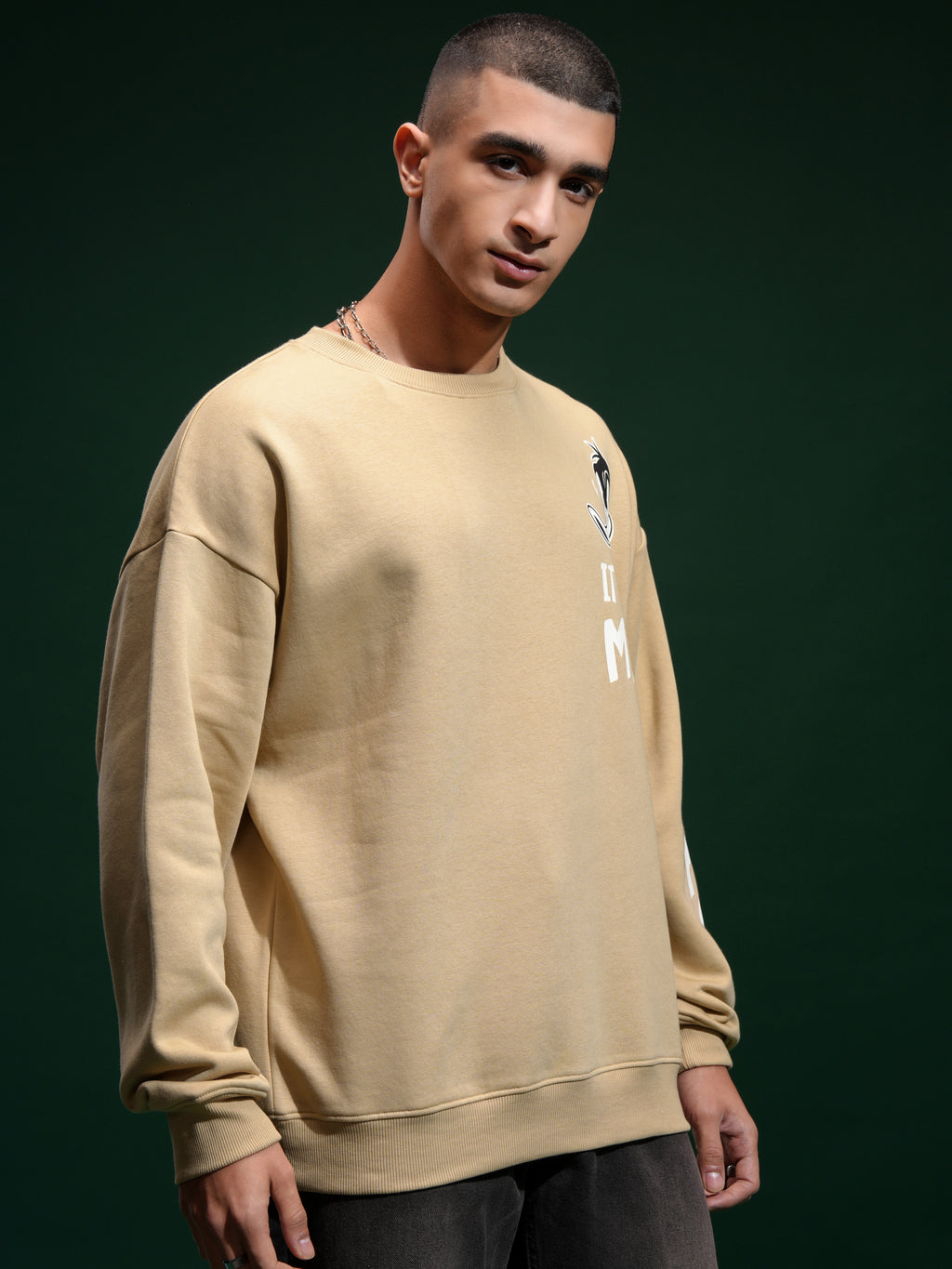 WB By Highlander Men Brown Daffy Duck Round Neck Pullover Sweatshirt - Brown - Image 6
