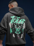 DC By Highlander Men Grey Joker Hooded Pullover Sweatshirt - Grey - Image 1