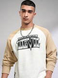WB By Highlander Men White Looney Tunes Round Neck Pullover Sweatshirt - White - Image 1
