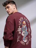 WB By Highlander Men Maroon Harry Potter Round Neck Pullover Sweatshirt - Maroon - Image 1