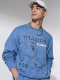 WB By Highlander Men Blue Harry Potter Round Neck Pullover Sweatshirt - Blue - Image 1