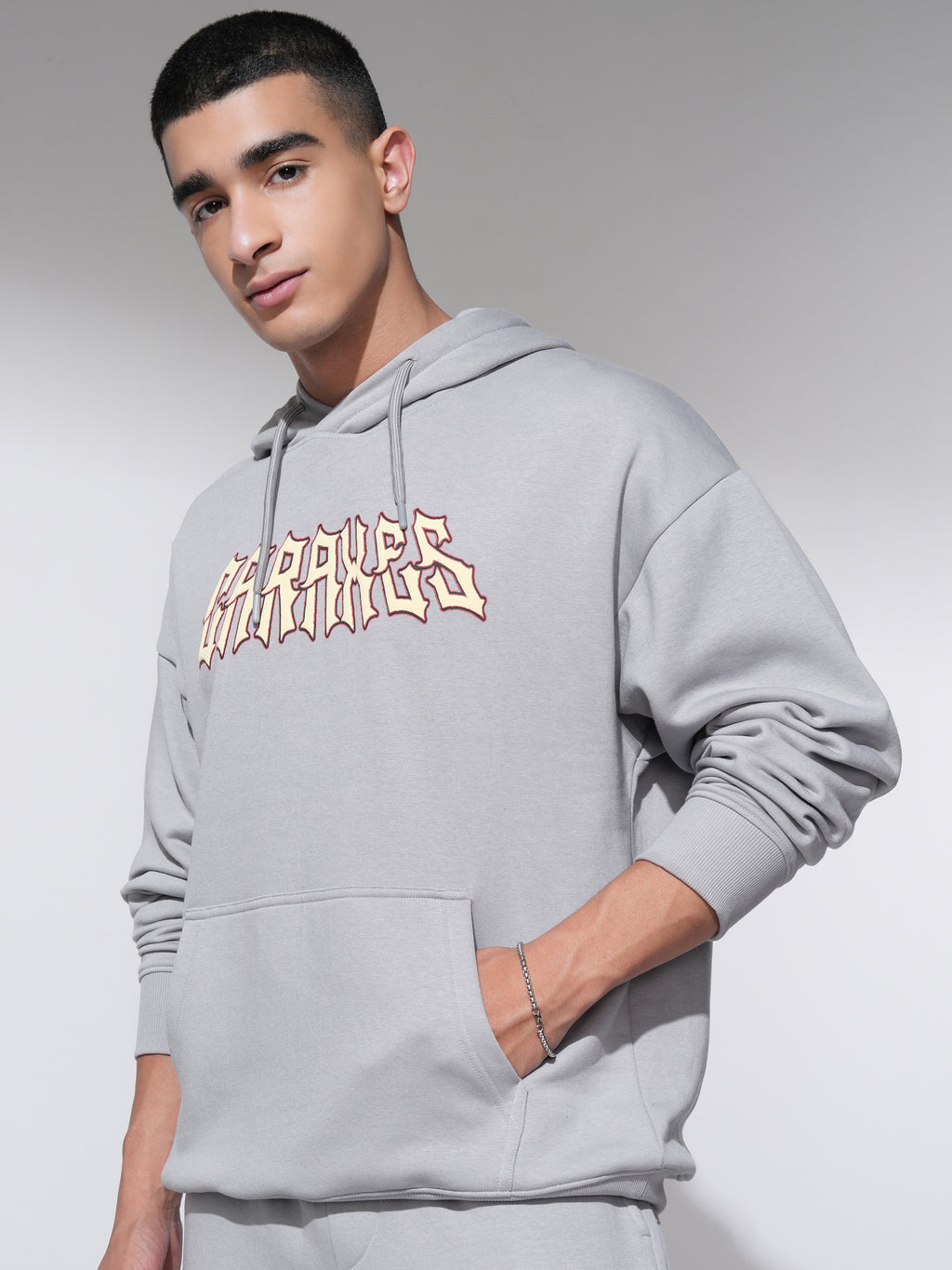 WB By Highlander Men Grey Game Of Thrones Hooded Pullover Sweatshirt - Grey - Image 4