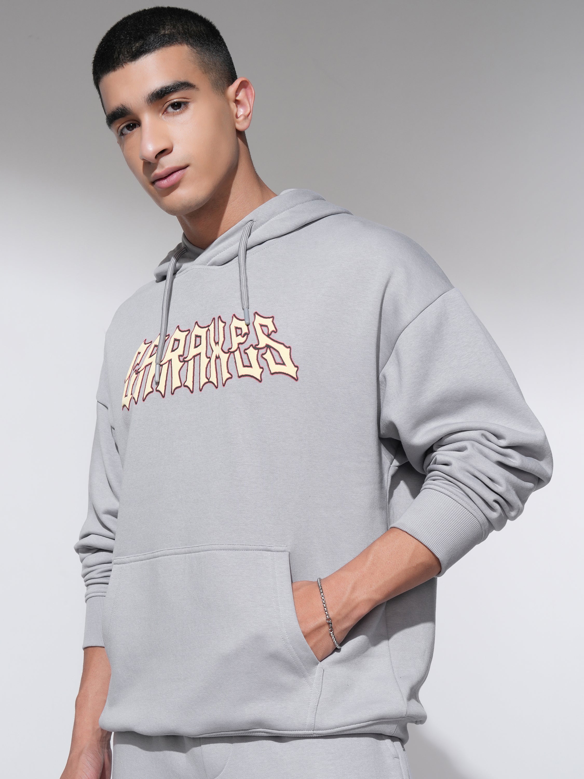 WB By Highlander Men Grey Game Of Thrones Hooded Pullover Sweatshirt - Grey - Image 4