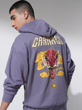 WB By Highlander Men Purple Game Of Thrones Hooded Pullover Sweatshirt - Purple - Image 1