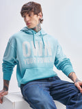 DC By Highlander Men Blue Batman Hooded Pullover Sweatshirt - Blue - Image 1