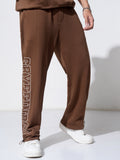 WB By Highlander Men Brown Harry Potter Straight Fit Printed Track Pants - Brown - Image 1