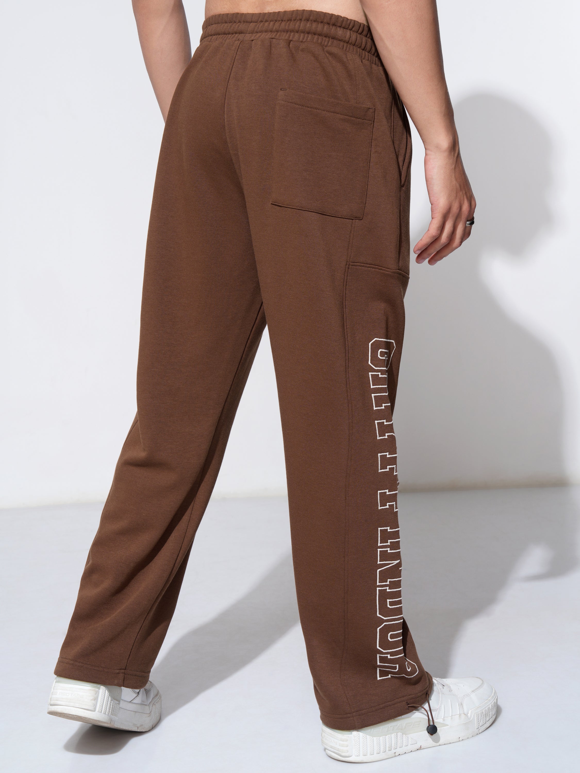 WB By Highlander Men Brown Harry Potter Straight Fit Printed Track Pants - Brown - Image 3