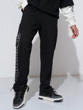 WB By Highlander Men Black Harry Potter Straight Fit Printed Track Pants - Black - Image 1