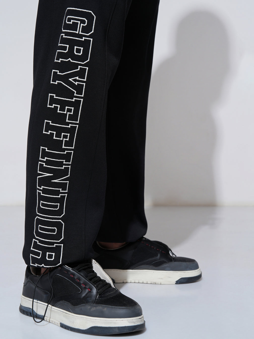 WB By Highlander Men Black Harry Potter Straight Fit Printed Track Pants - Black - Image 7