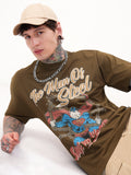 DC By Highlander Men Brown Superman Printed Round Neck T-Shirt - Brown - Image 1