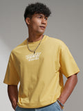 WB By Highlander Men Yellow Looney Tunes Printed Round Neck T-Shirt - Yellow - Image 1