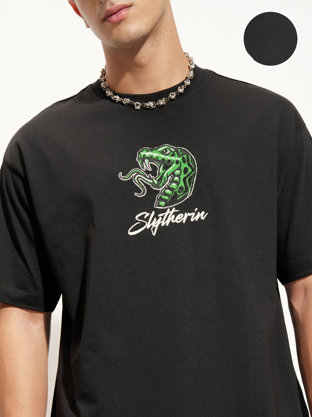 WB By Highlander Men Black Harry Potter Printed Round Neck T-Shirt - Black - Image 5