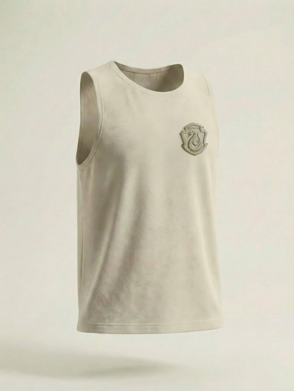 WB By Highlander Men Cream Harry Potter Slytherine Printed Round Neck T-Shirt - Cream - Image 2