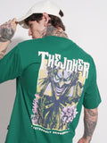 DC By Highlander Men Green Batman Printed Round Neck T-Shirt - Green - Image 1