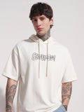 WB by Highlander Men White Scooby Doo Printed Hood Oversized Fit T-Shirt - White - Image 1