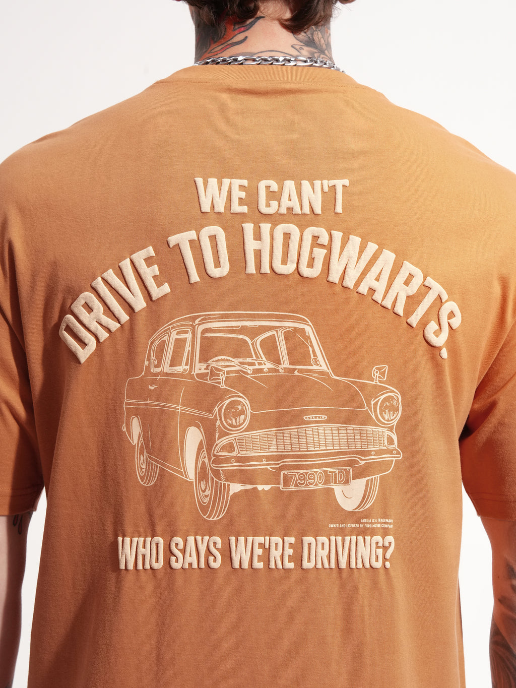 WB By Highlander Men Rust Harry Potter Printed Round Neck T-Shirt - Rust - Image 7