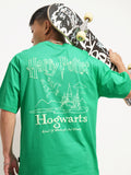 WB By Highlander Men Green Harry Potter Printed Round Neck T-Shirt - Green - Image 1