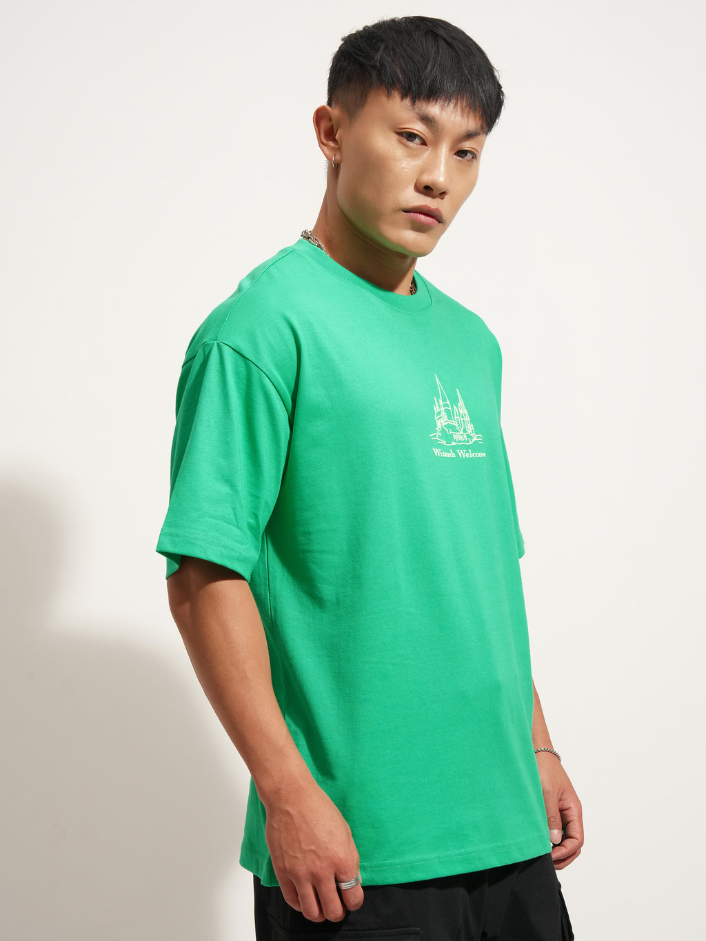 WB By Highlander Men Green Harry Potter Printed Round Neck T-Shirt - Green - Image 6