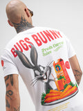 WB By Highlander Men White Bugs Bunny Printed Round Neck T-Shirt