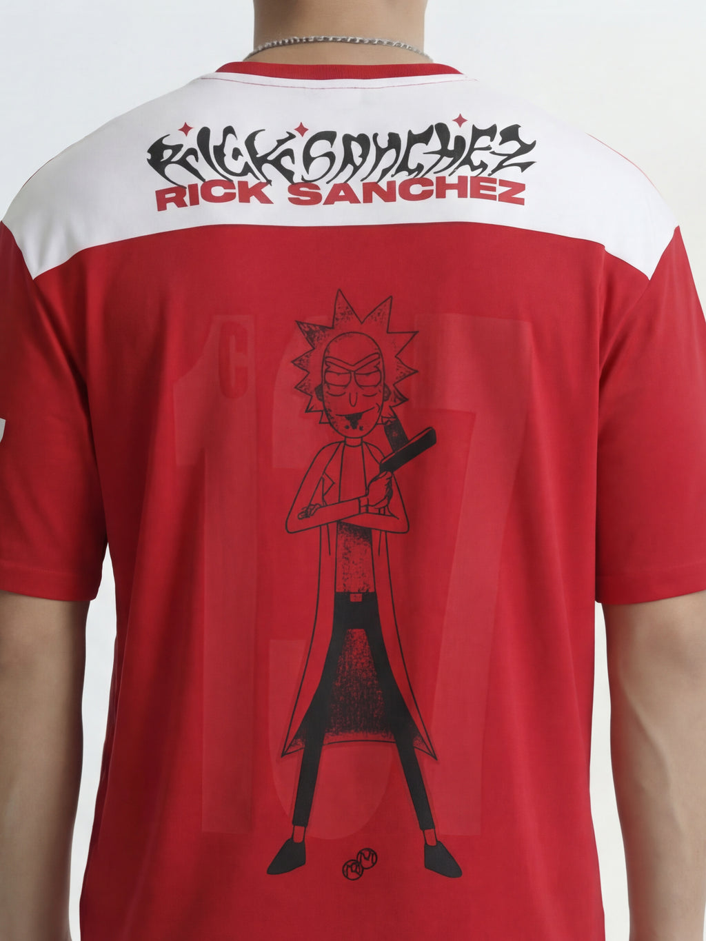 WB By Highlander Men Red Rick And Morty Printed Round Neck T-Shirt - Red - Image 7