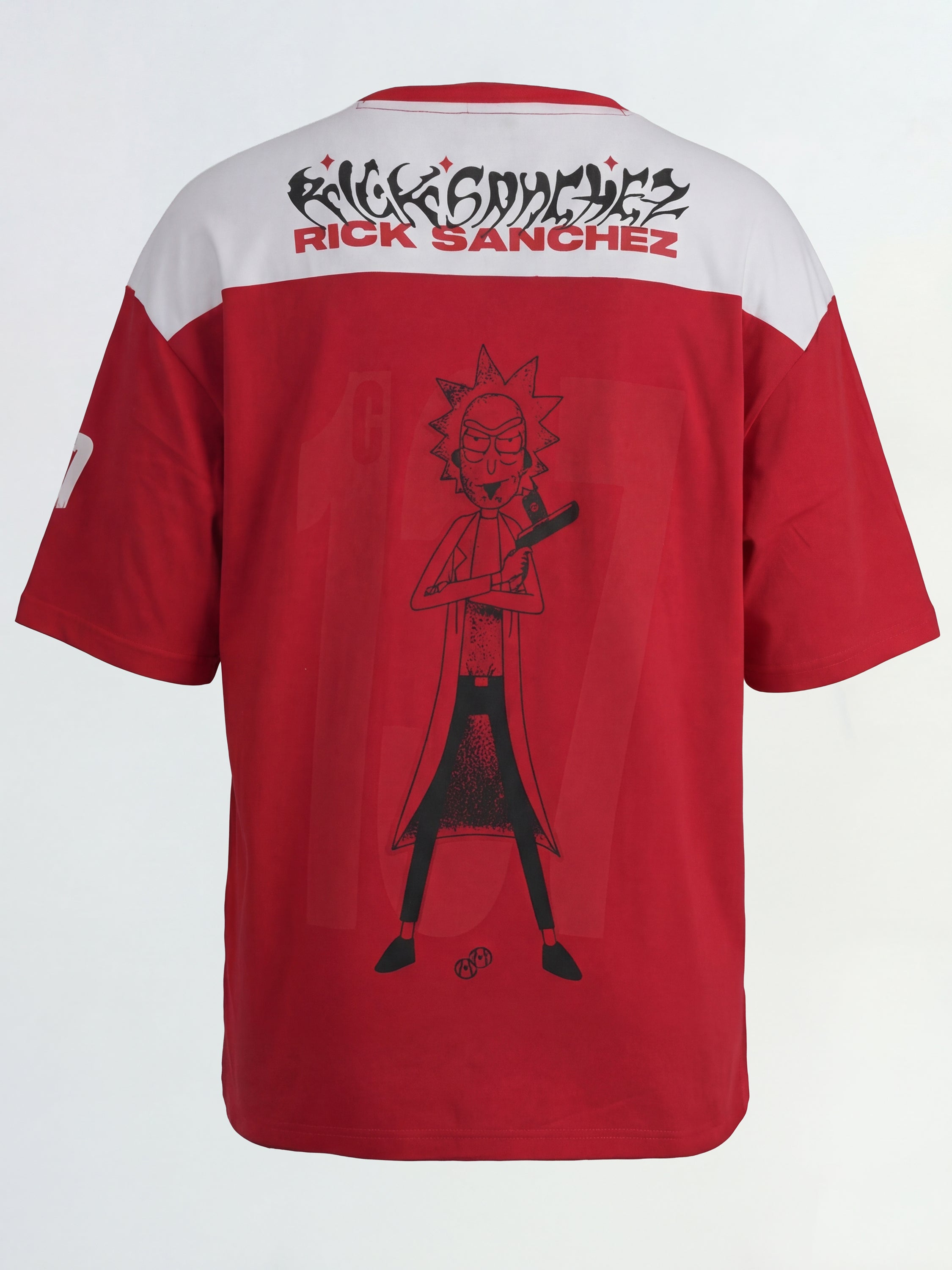 WB By Highlander Men Red Rick And Morty Printed Round Neck T-Shirt - Red - Image 9