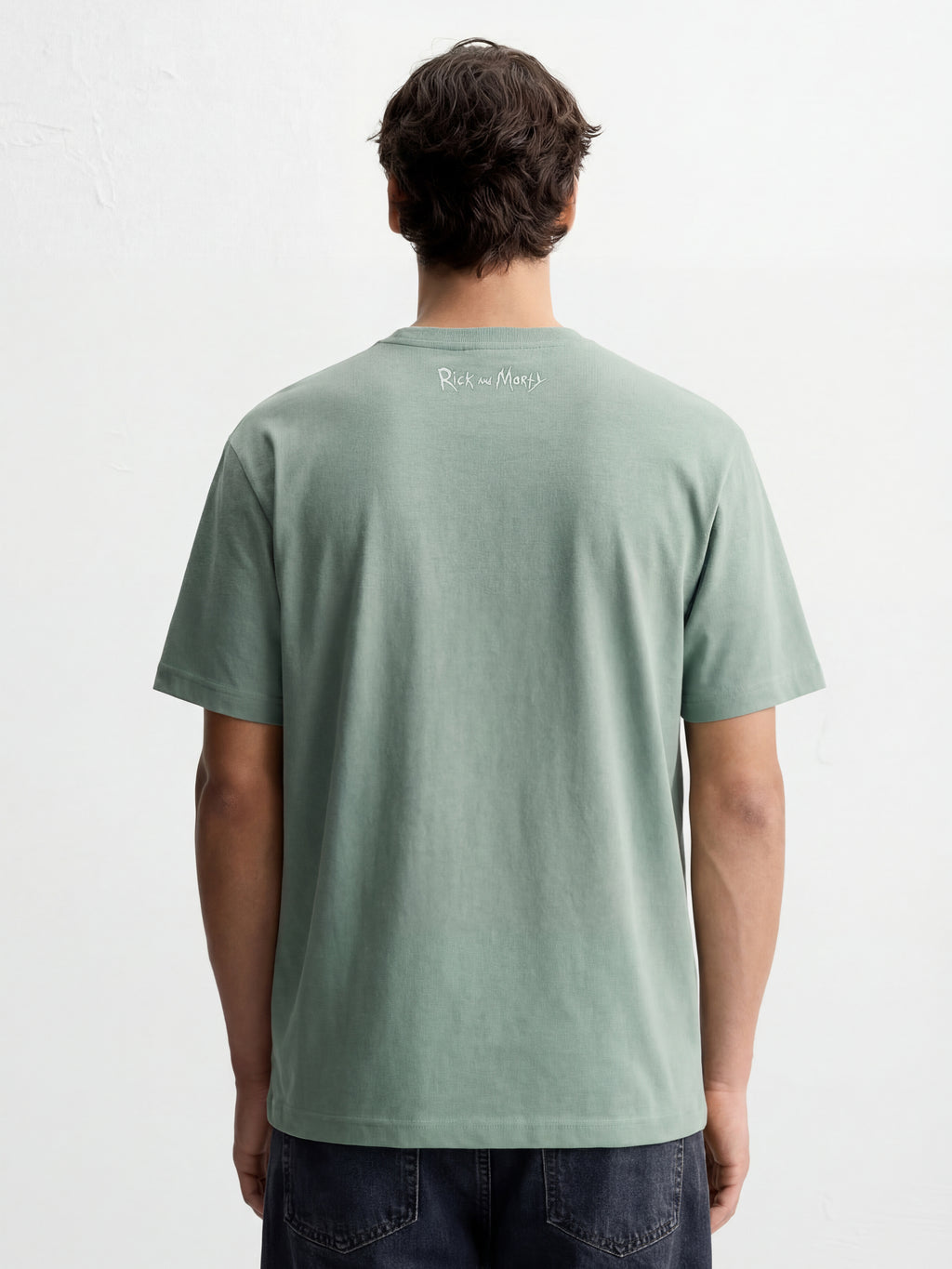WB By Highlander Men Green Rick And Morty Printed Round Neck T-Shirt - Green - Image 6