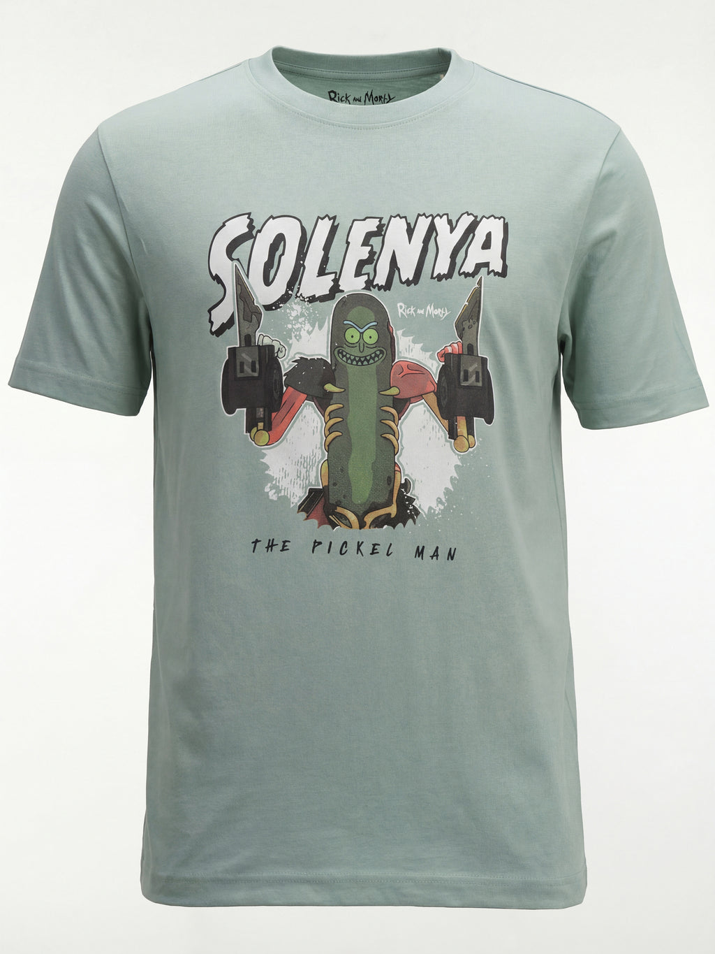 WB By Highlander Men Green Rick And Morty Printed Round Neck T-Shirt - Green - Image 10