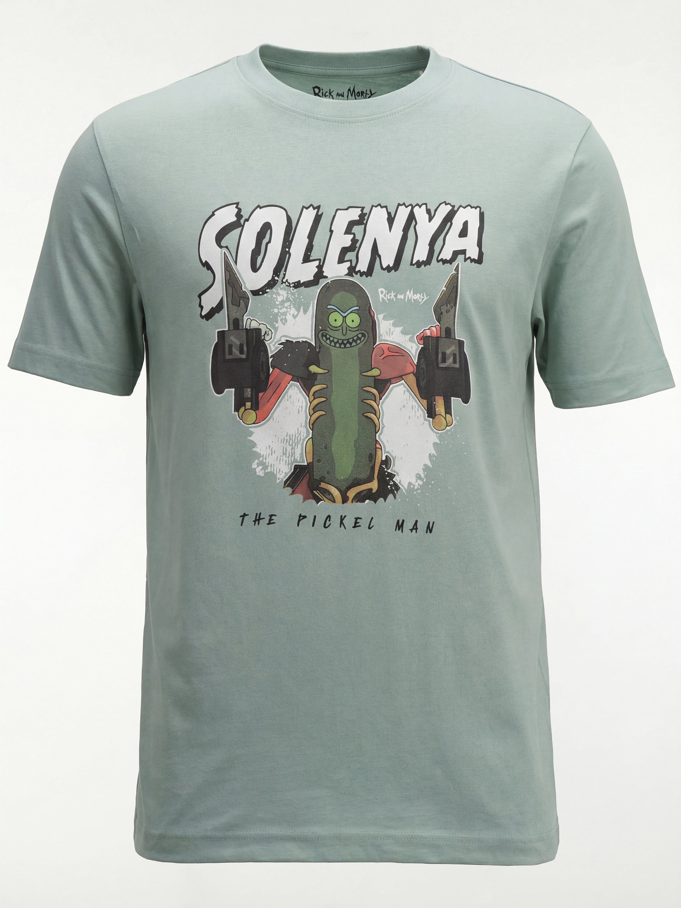 WB By Highlander Men Green Rick And Morty Printed Round Neck T-Shirt - Green - Image 10