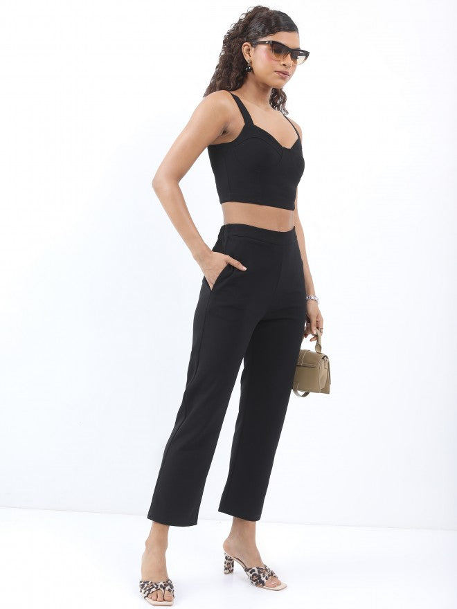 Ketch Women Black Top With Trouser - Black - Image 5