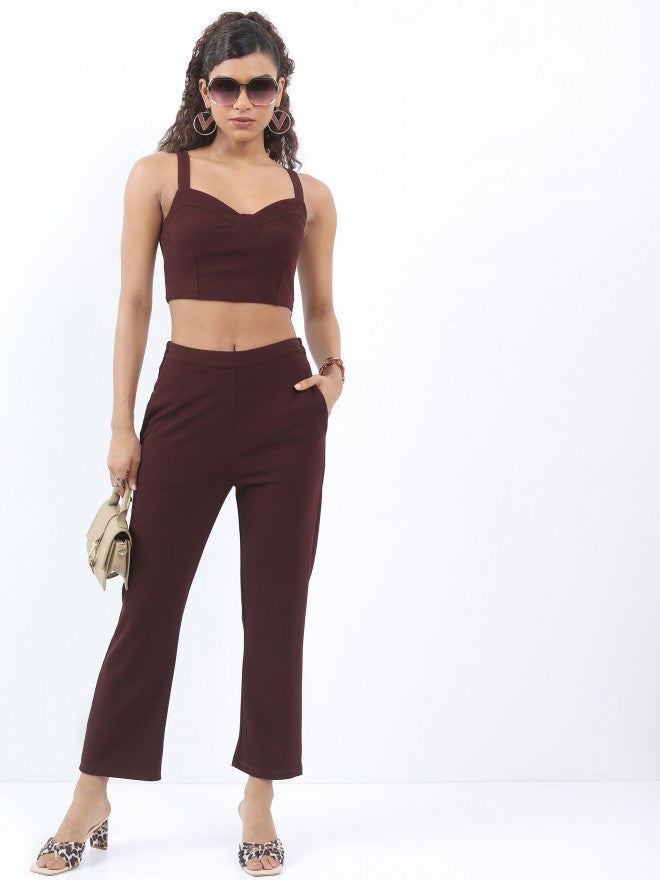 Ketch Women Winter Bloom Top With Trouser - Blue - Image 2