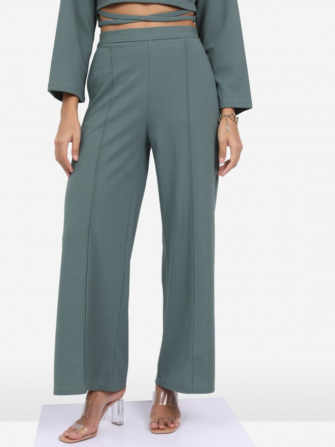 Ketch Women Green Top With Pant - Green - Image 6