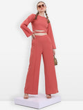 Ketch Women Pink Top With Pant - Pink - Image 1