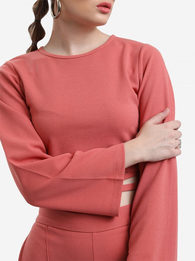 Ketch Women Pink Top With Pant - Pink - Image 4