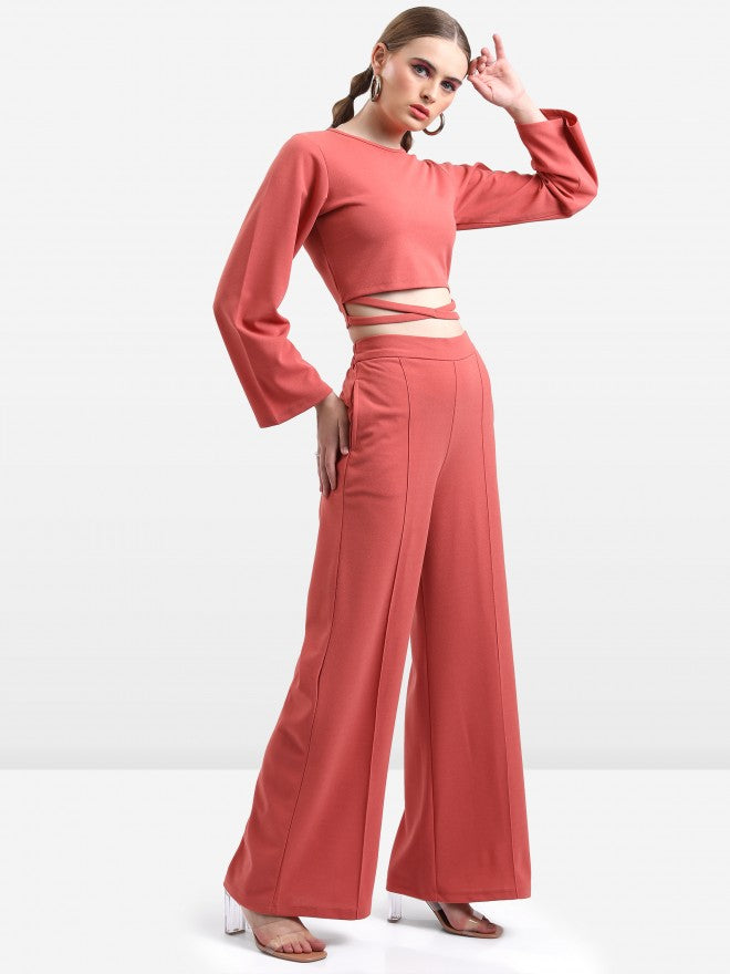 Ketch Women Pink Top With Pant - Pink - Image 5