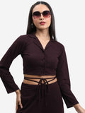 Ketch Women Purple Top With Trouser - Purple - Image 1