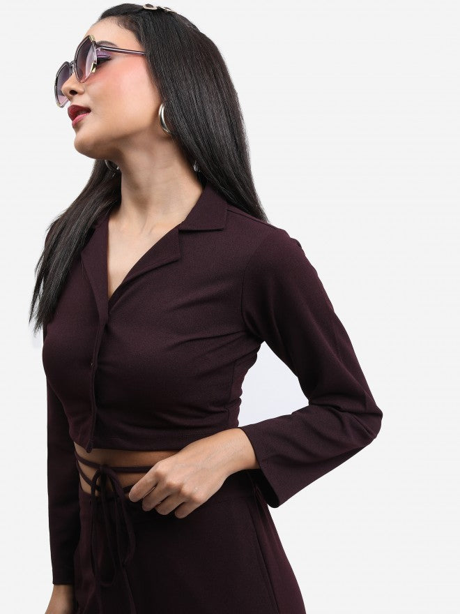 Ketch Women Purple Top With Trouser - Purple - Image 4