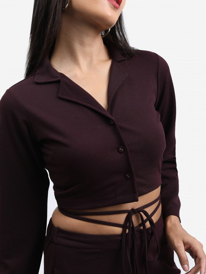 Ketch Women Purple Top With Trouser - Purple - Image 5