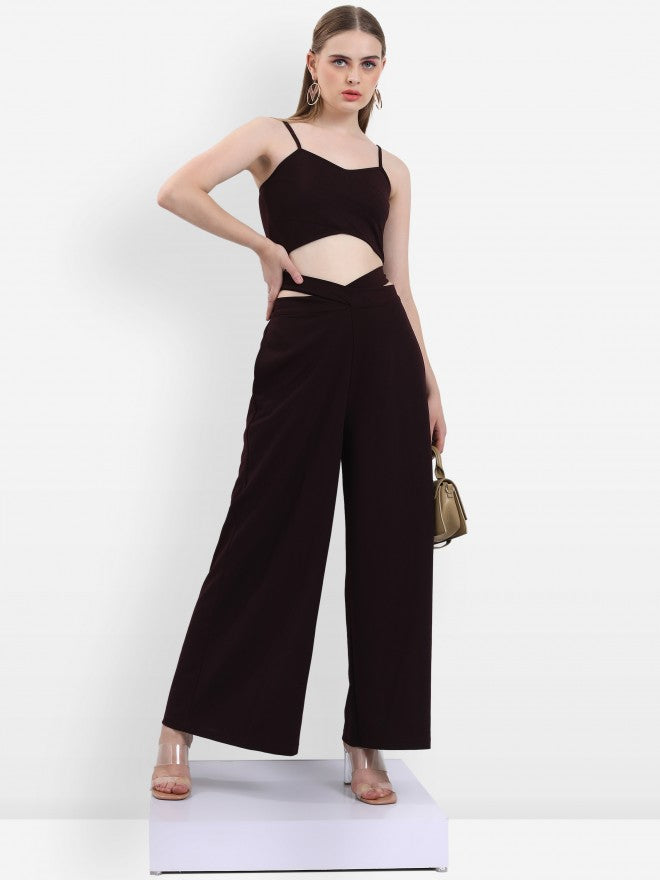 Ketch Women Purple Top With Trouser - Purple - Image 1