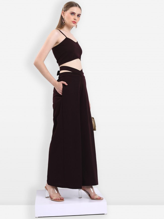 Ketch Women Purple Top With Trouser - Purple - Image 5