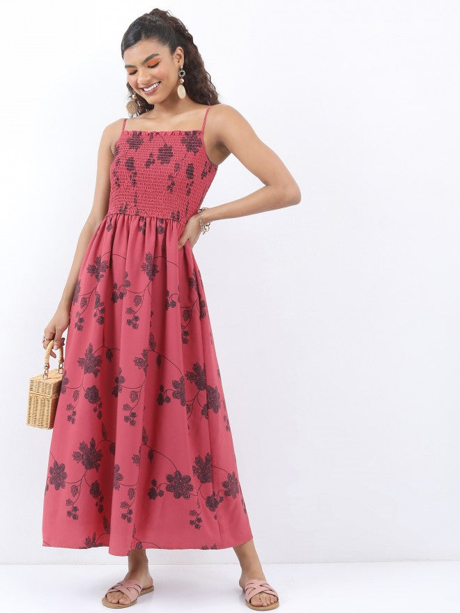 Ketch Women Rose Printed Fit & Flare Dress - Rose - Image 2