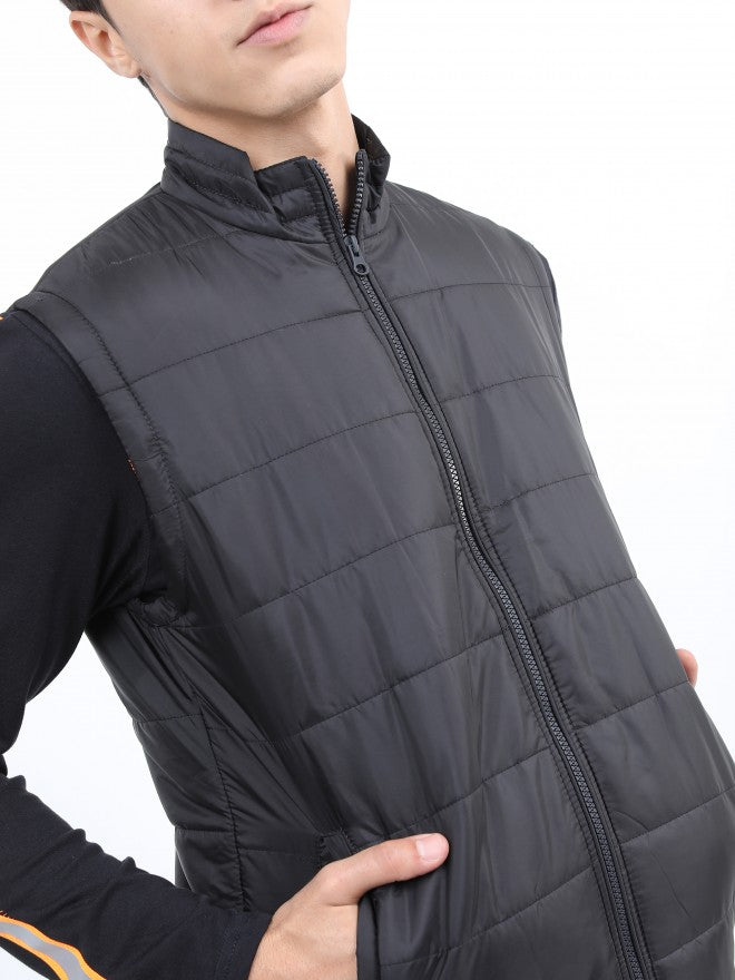 Ketch Men Black Puffer Jacket - Black - Image 5