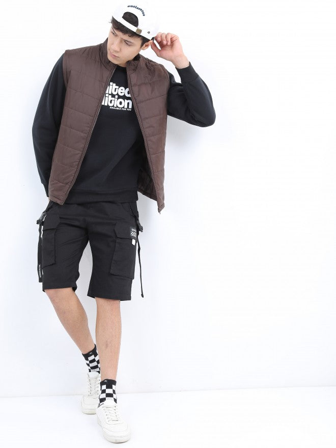 Ketch Men Coffee Brown Puffer Jacket - Brown - Image 2