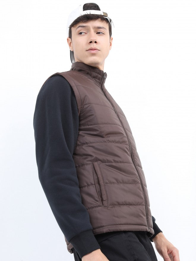 Ketch Men Coffee Brown Puffer Jacket - Brown - Image 6