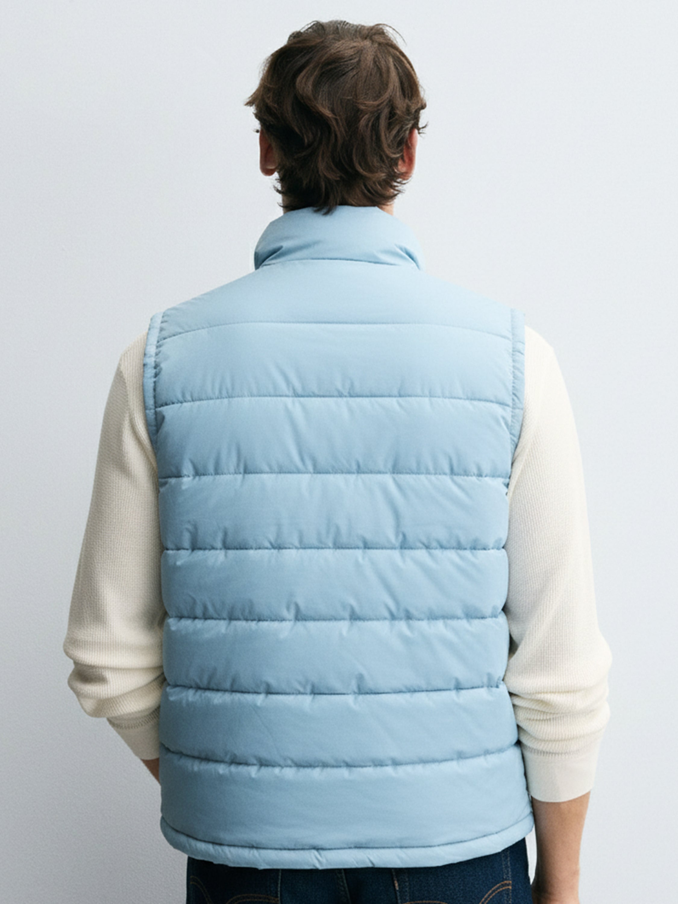 Ketch Men Teal Puffer Jacket - Teal - Image 2