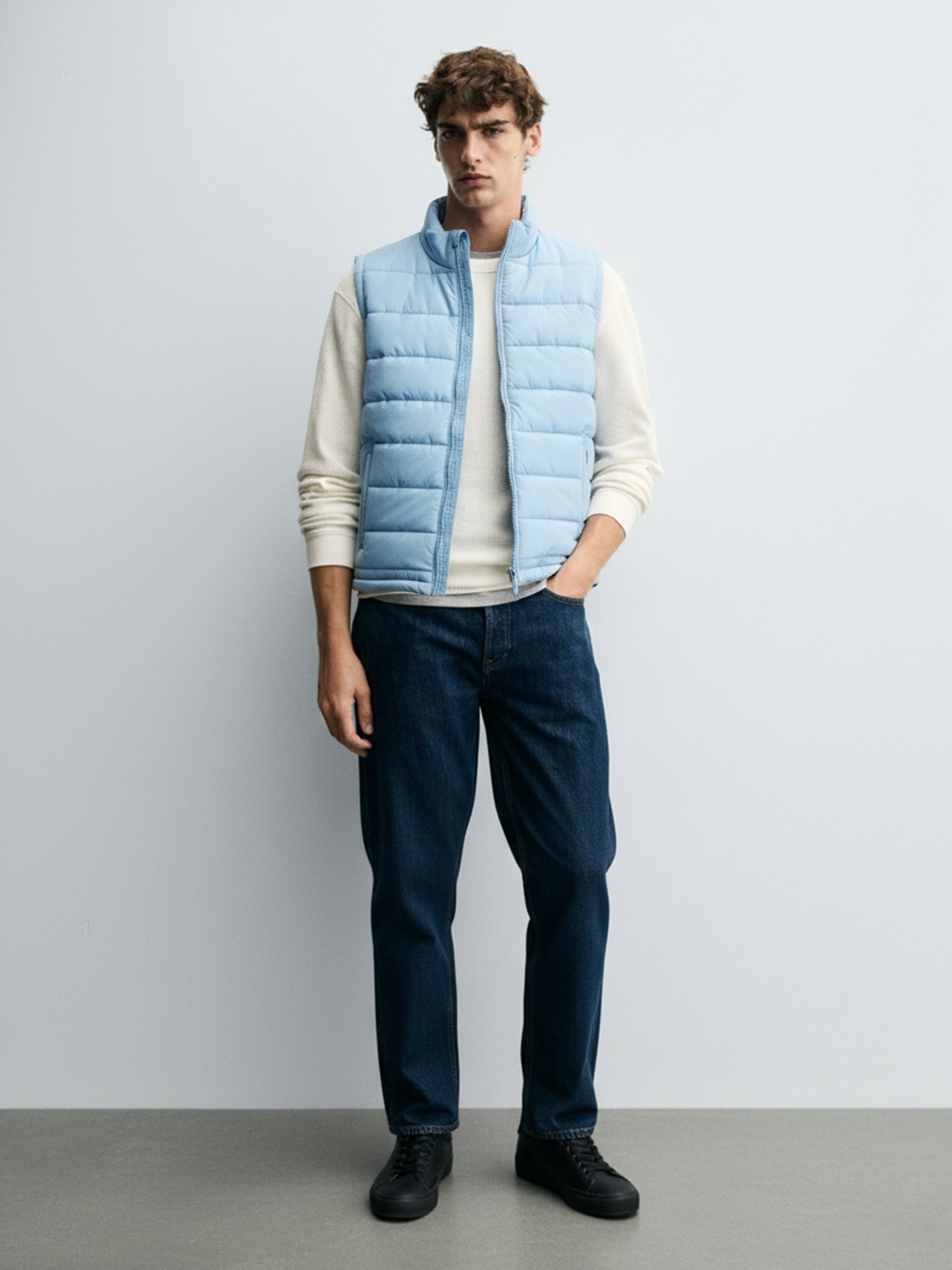 Ketch Men Teal Puffer Jacket - Teal - Image 3
