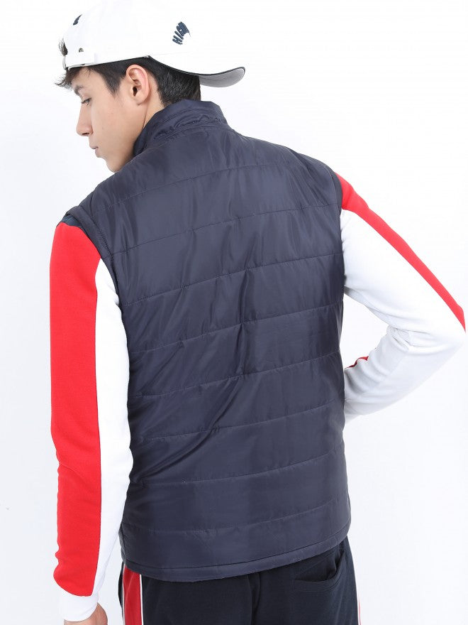 Ketch Men Blue Puffer Jacket - Blue - Image 3