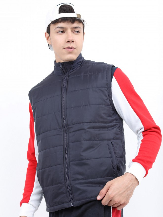 Ketch Men Blue Puffer Jacket - Blue - Image 4