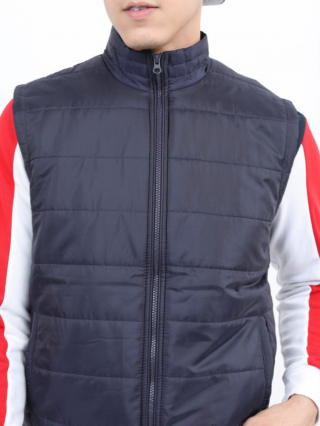 Ketch Men Blue Puffer Jacket - Blue - Image 5